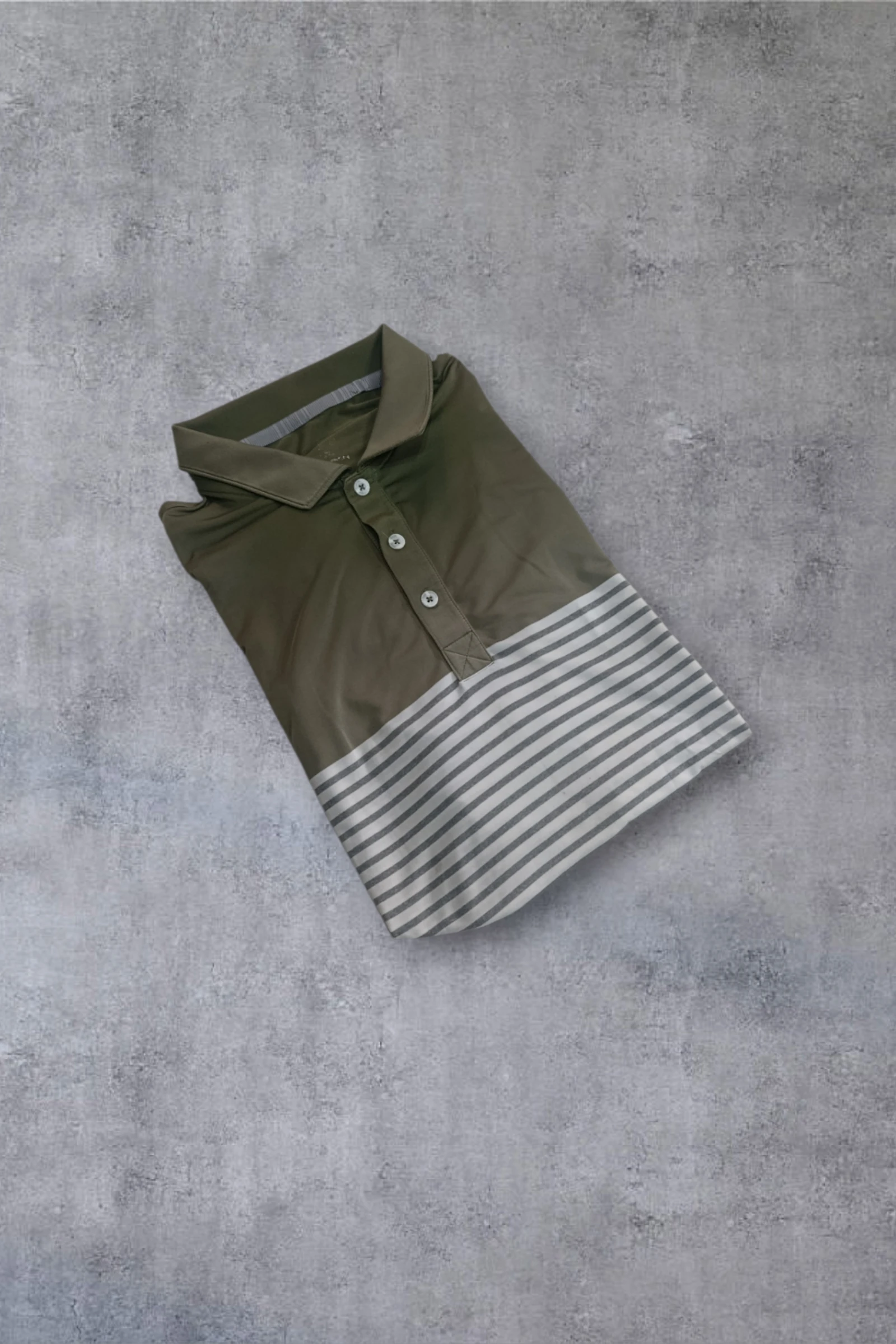| Polo Puma Golf Homem | Design Listras Tricolor | Colorblock | Tamanho XL | – photo 2